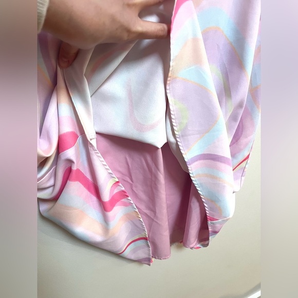 SSYS The Elise Collared Sleeveless Dress in Pastel Swirl size Small - Picture 8 of 9